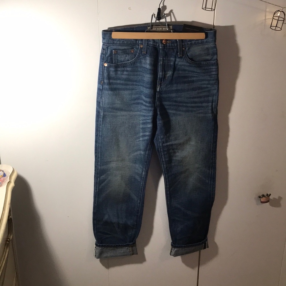 J. Crew Point Sur High Rise Straight Jeans